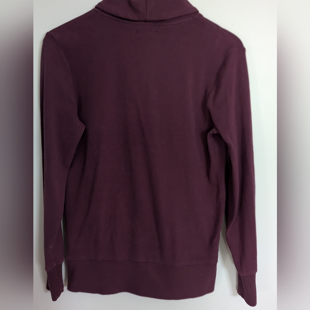 4/$10 ✨ Banana Republic Deep Purple Knit Top‎ Long Sleeve - Picture 5 of 6